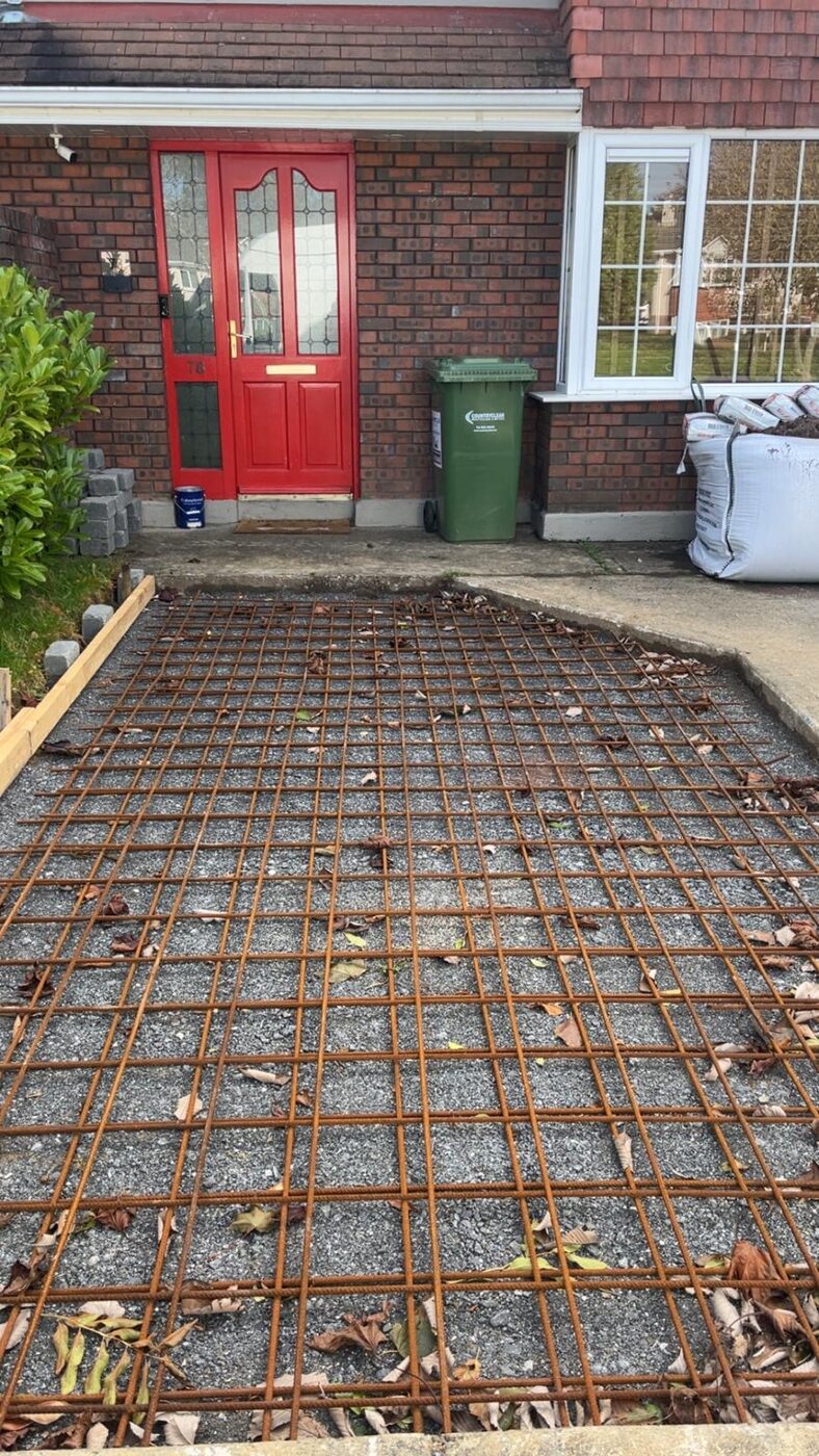 Reinforced Concrete Driveway