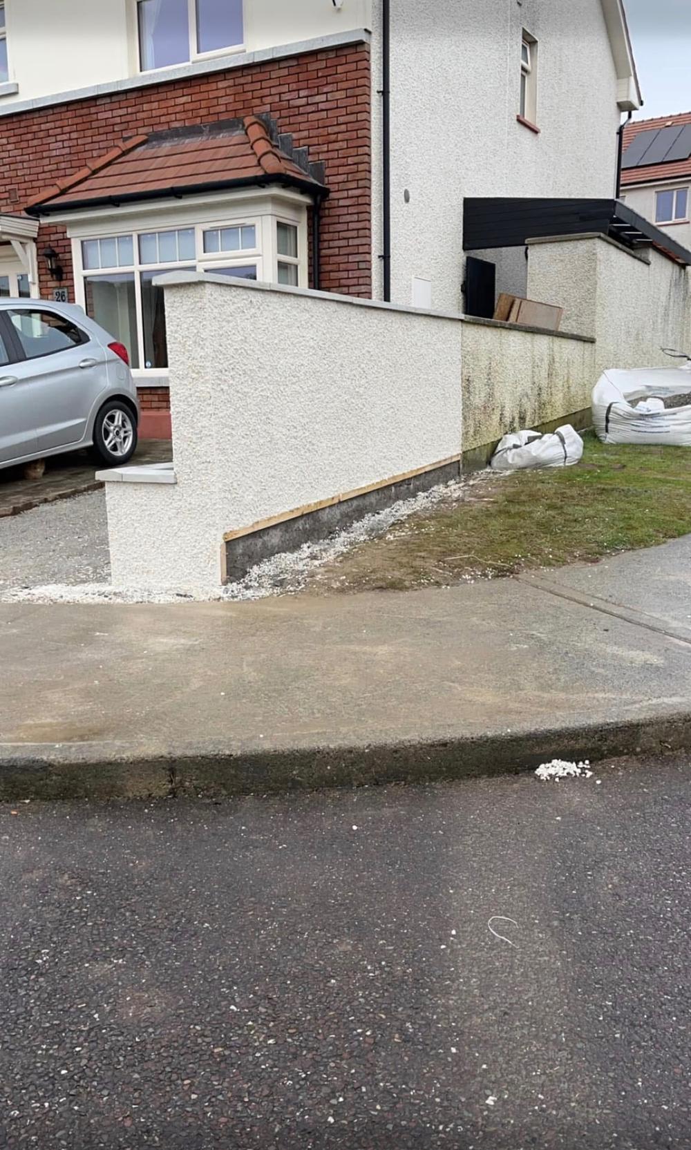 Garden Wall Plastering