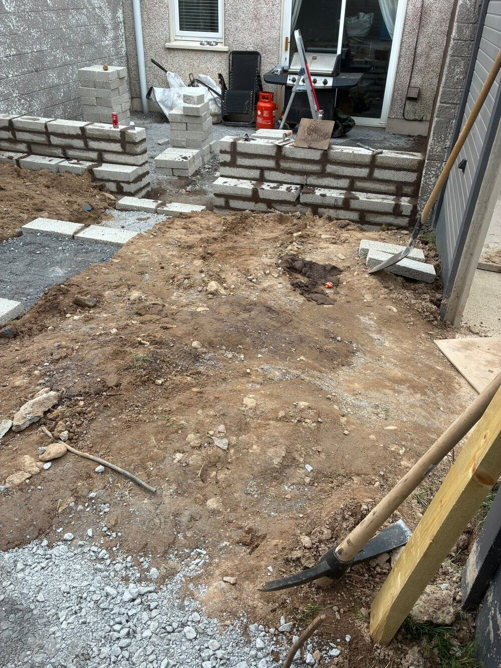 Wall & Steps Progress