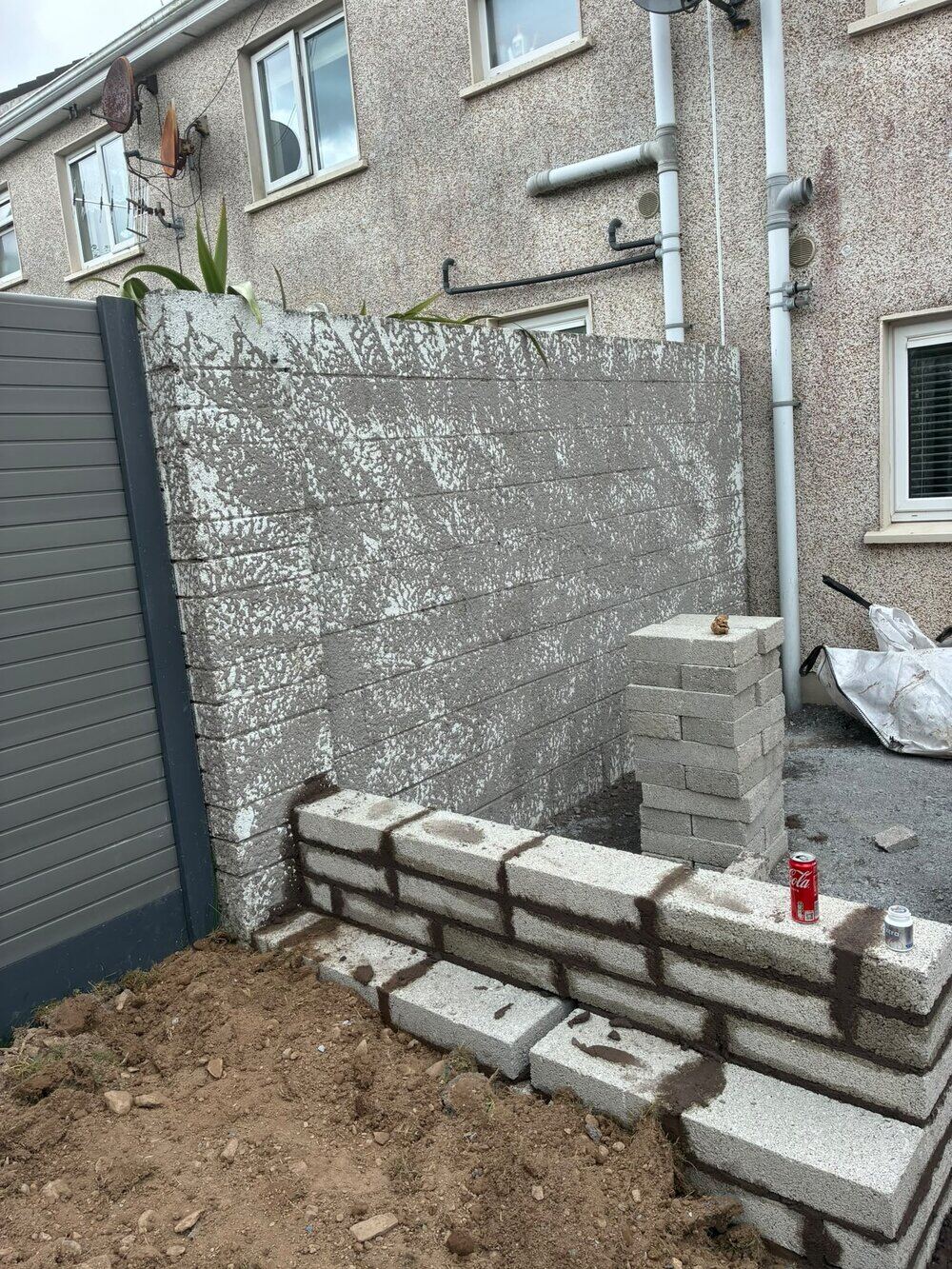 Steps & Wall Detail