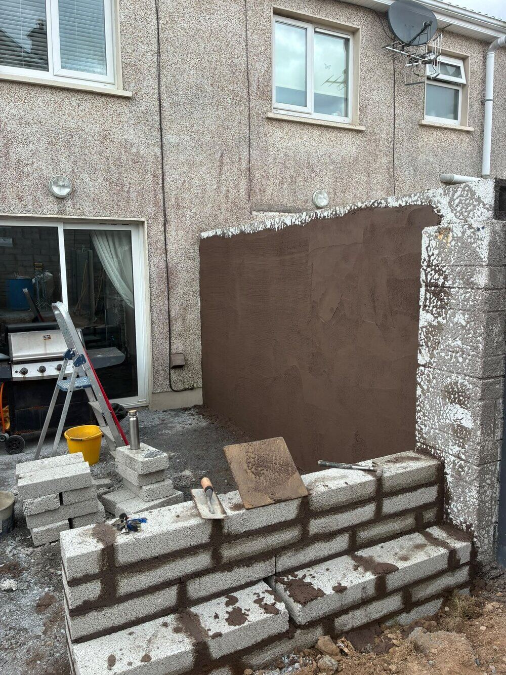 Rendered Garden Wall