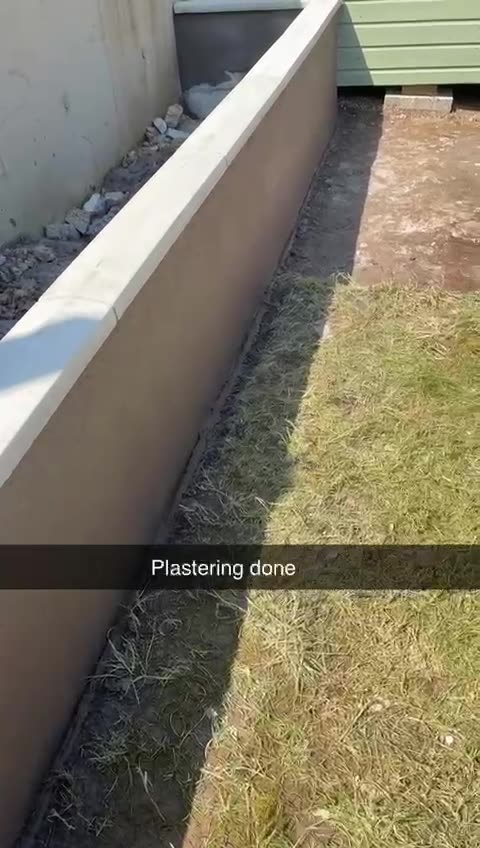 Garden Wall Plastering